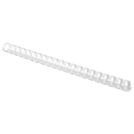 Pack de 100 Reliures Spirale 16mm Blanc