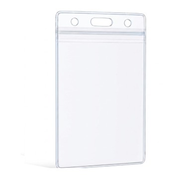 Porte Badge Souple Transparent  10 x 16 cm