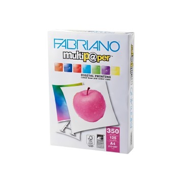 Rame Papier Fabriano A4 350 gr-125 Feuilles