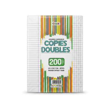 Double Feuille 200 Page GM oscar
