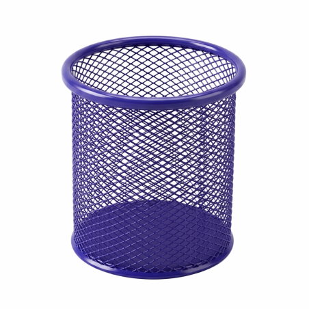 Pot à Stylo Rond Maille 802 Métal Violet