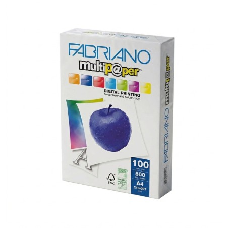 Rame Papier Fabriano A4 100 gr-500 Feuilles