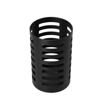 Pot a stylo Rond en Plastique ARK 1558 Noir