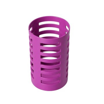 Pot a stylo Rond en Plastique ARK 1558 Violet