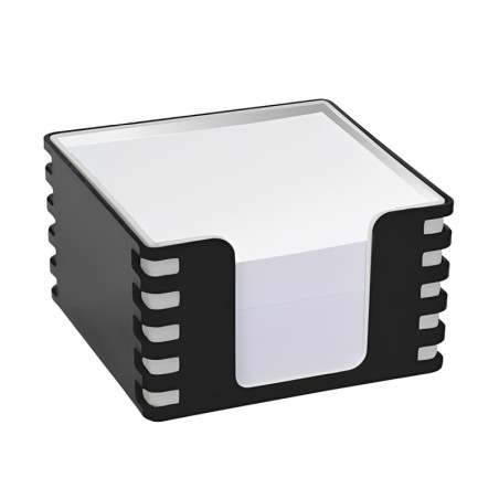 Cube à Papier en Plastique Noir