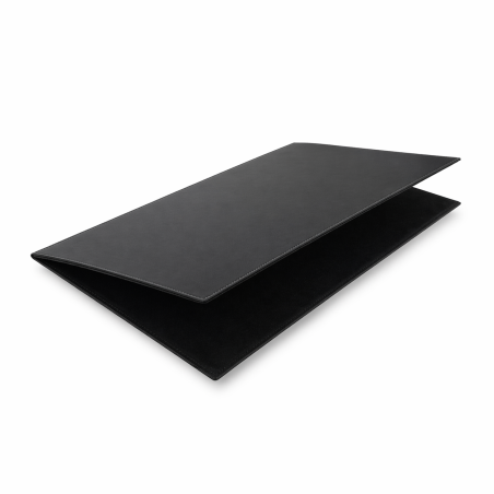 Sous Main Double Simili Cuir Noir