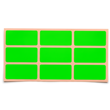 étiquettes multi-usage 4/2 - Vert