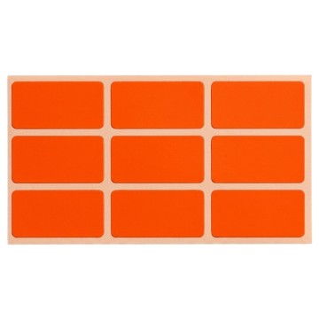 étiquettes multi-usage 4/2 - Orangé foncé