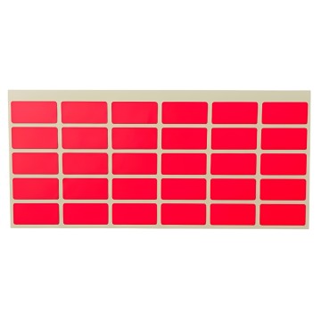 Étiquettes Multi-usage 10*20 - Rouge Fluo