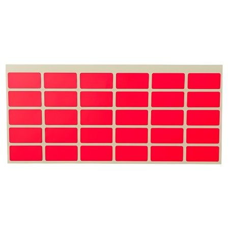 Étiquettes Multi-usage 10*20 - Rouge Fluo