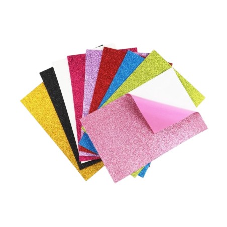 Papier Glitter Mousse A4 Adhésive