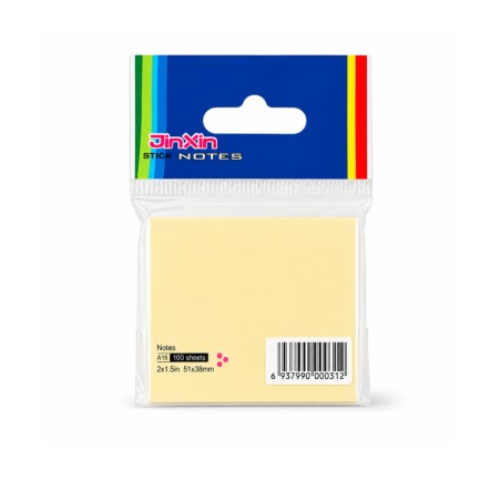 Stick Note 51/38 Pastel 100 Feuilles Jaune