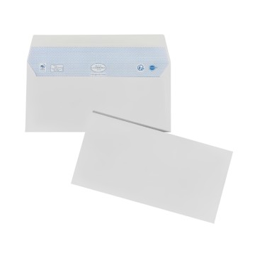 Lot de 100 Enveloppes Blanches  110x220 mm 80 g/m²