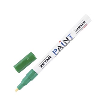 Marqueur Paint Vert pointe large conique 1 mm ZP1101