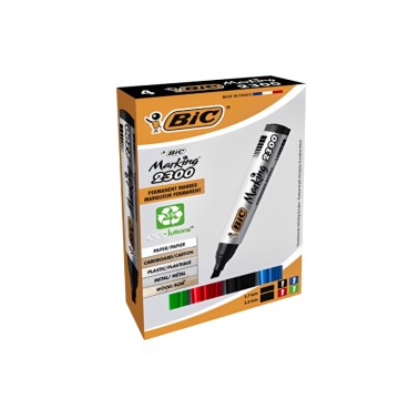 Pochette de 4 Marqueurs Permanent-Bic