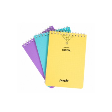 Bloc Note A7 Avec Spiral Purple