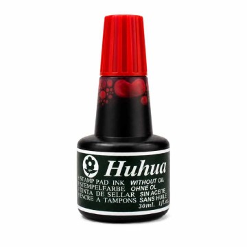 Encre à Tampon HUHUA 24 ml - Rouge