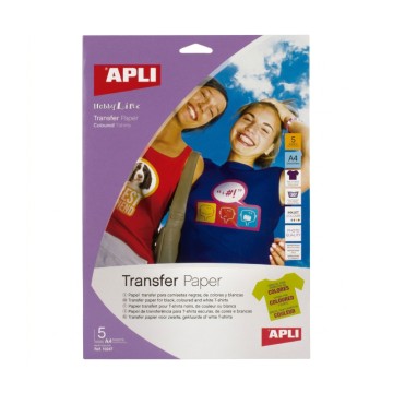 Papier Transfert A4 Pour T-Shirt fonce - Apli