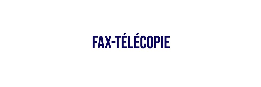 Fax-Télécopie 
